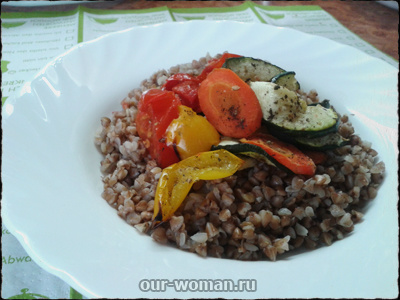теплый салат с гречкой рецепт | our-woman.ru