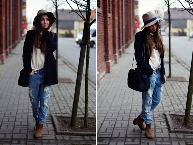 советы по стилю с чем носить джинсы бойфренды | our-woman.ru