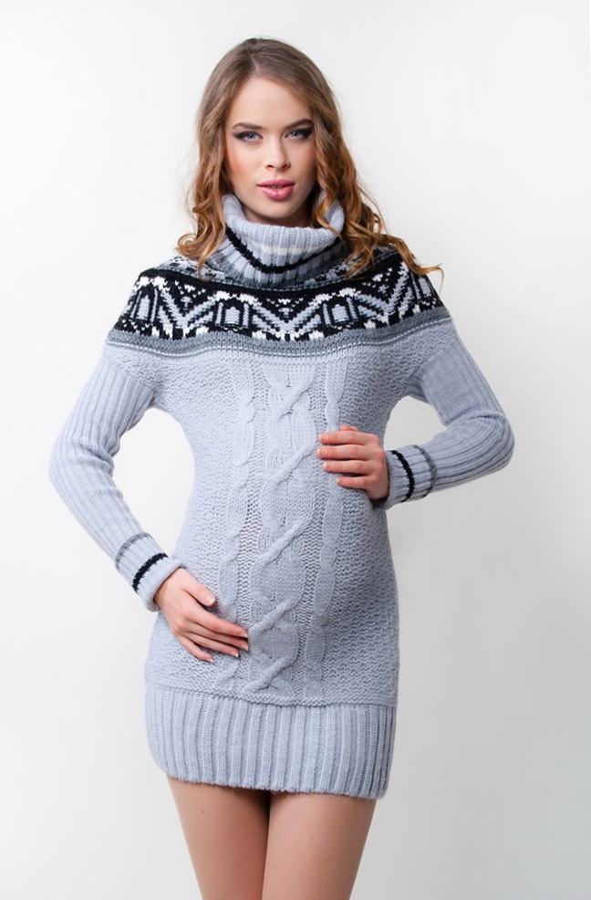Платье свитер_14