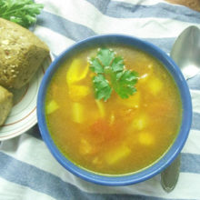 Рецепты вегетарианских блюд: суп с адыгейским сыром