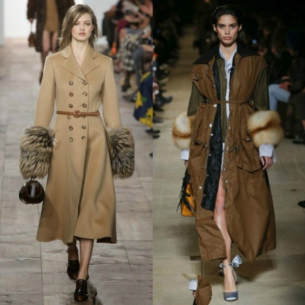 Женское меховые пальто на 2017-2018 год: модные новинки на фото